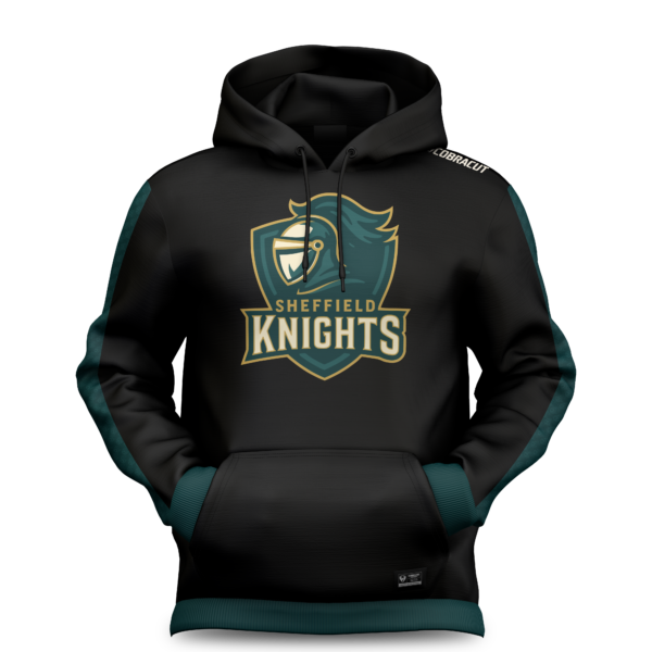 knights black hoodie front